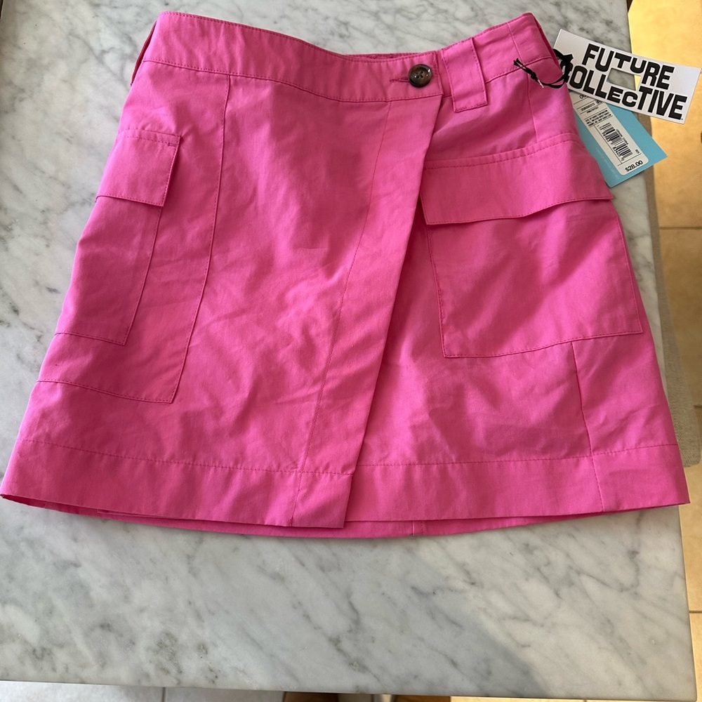 Future Collective pink skirt. NWT